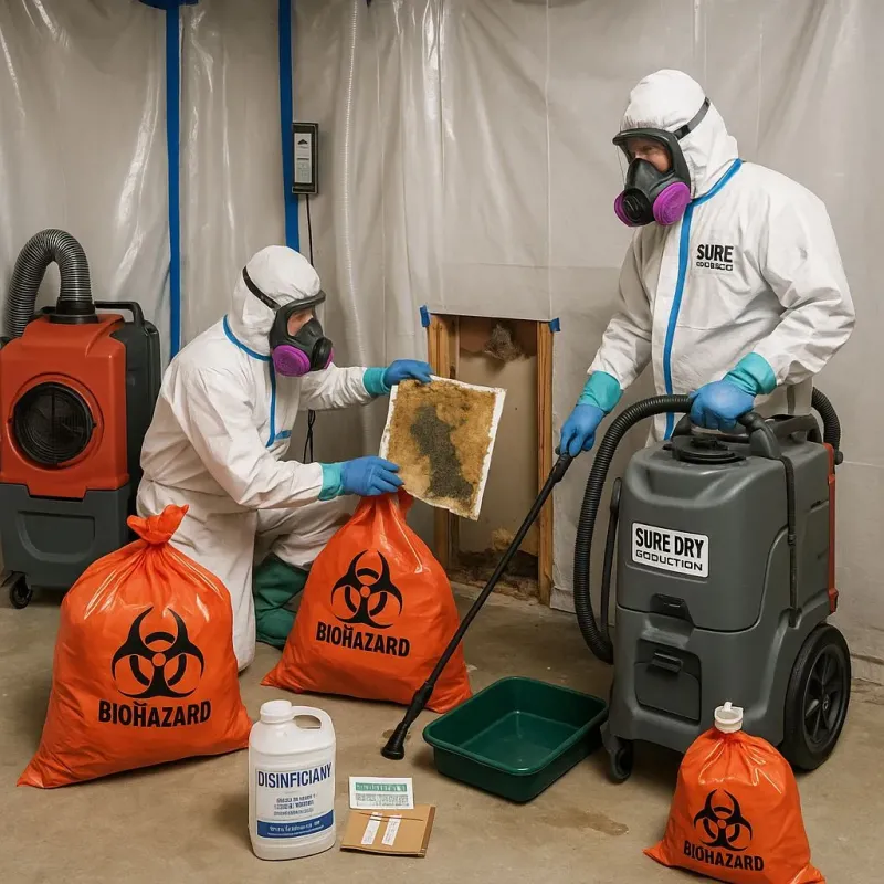 Contaminated Water Handling Protocols process in Hallsville, TX