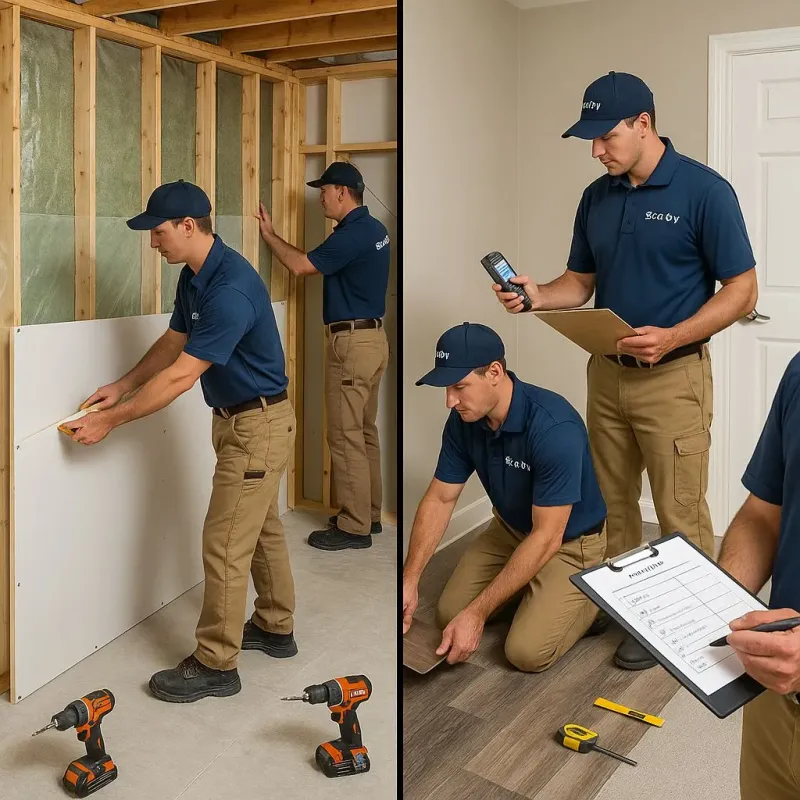 Repairs and Reconstruction process in Hallsville, TX
